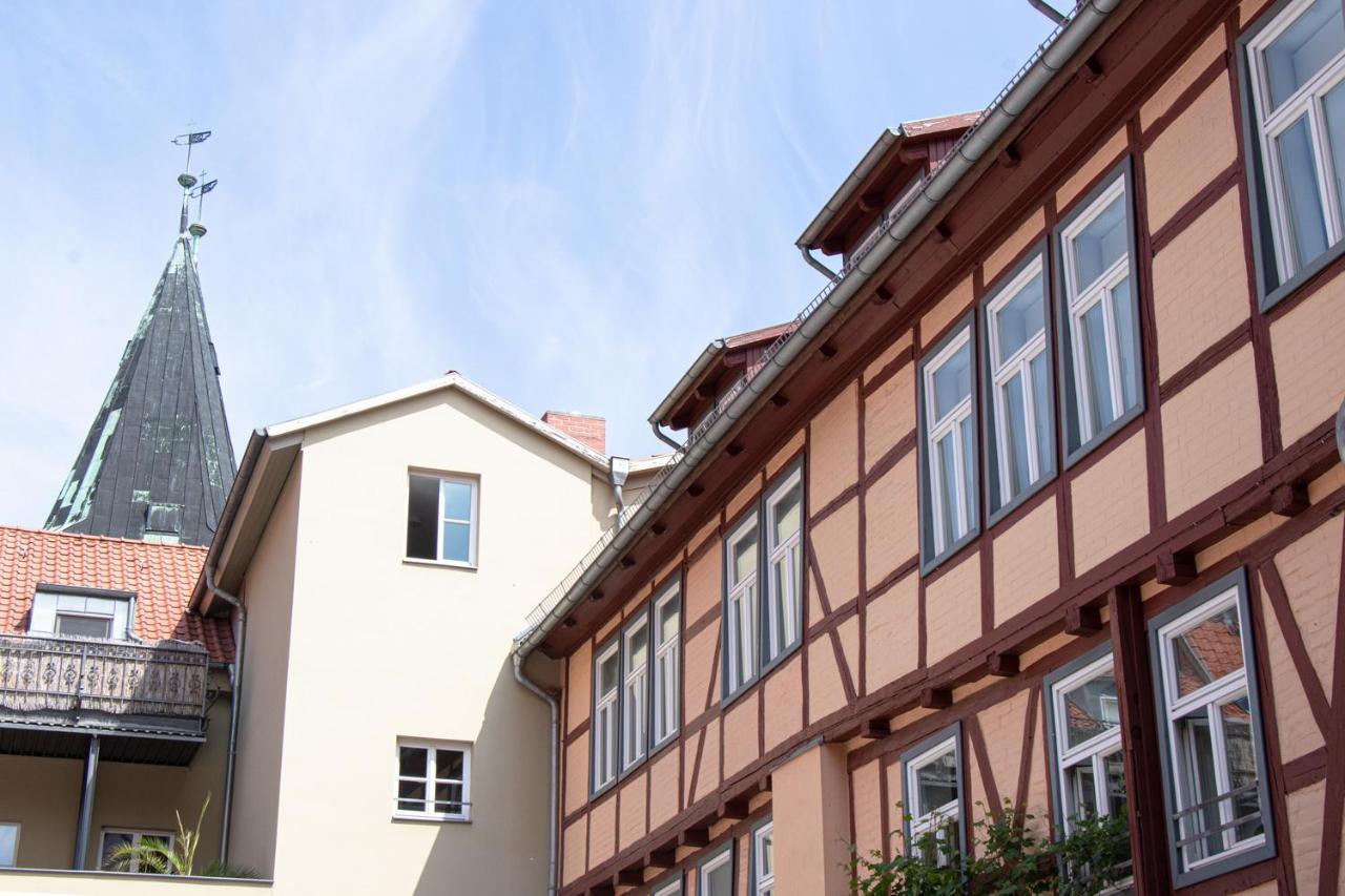 Ferienwohnungen Bunter Hof Quedlinburg Exterior photo